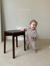 Load image into Gallery viewer, Waffle Stripe Top &amp; Bottom Set

